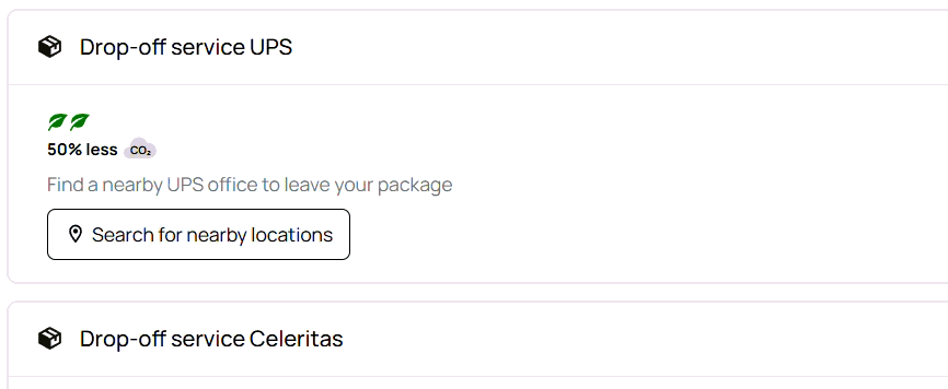 Return Methods Page, UX/UI Portal Configurations
