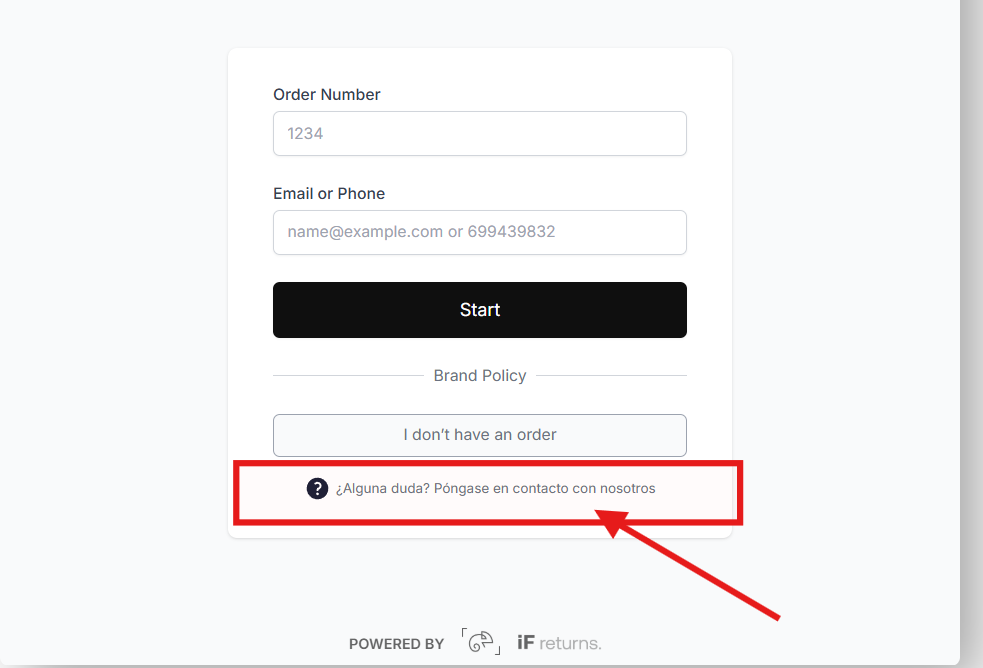 Configuration for FAQ connection